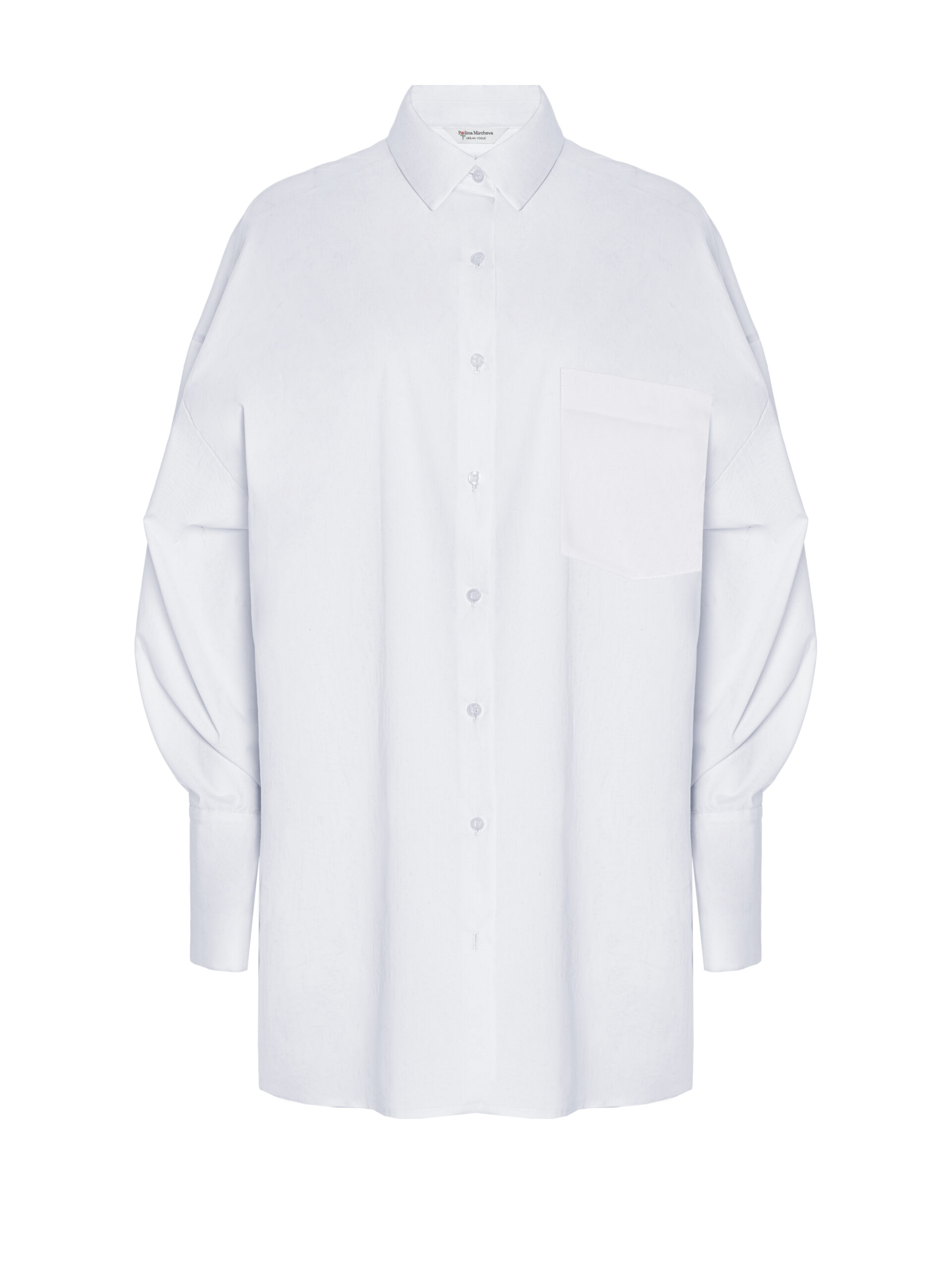 White shirt with frill – One size